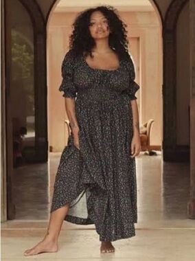 Doen Ischia Dress in Night Songbird Paisley   Size M